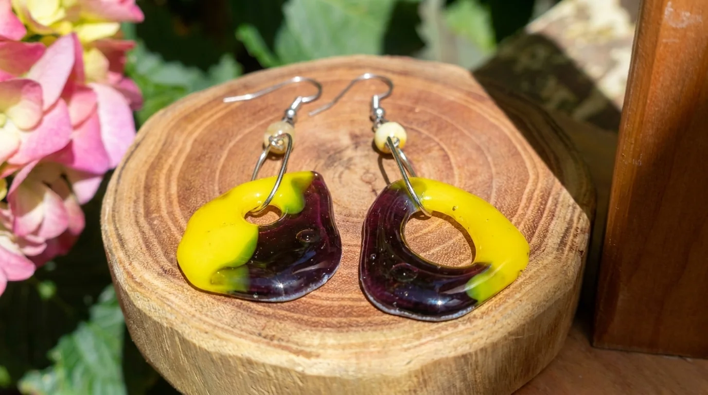 Joyas de vitrofusión artesanales